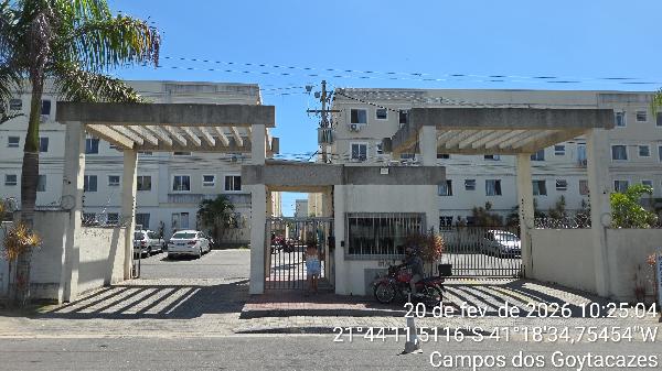 Vende-se em Campos Dos Goytacazes-RJ  apto, 41.85 de área total, 41.85 de área privativa,  2_qto(s), WC, 1_sala(s), cozinha.