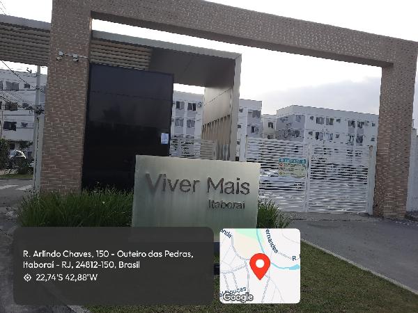 Vende-se em Itaborai-RJ  apto, 101.83 de área total, 45.11 de área privativa,  2_qto(s), WC, 1_sala(s), cozinha, 1_vaga(s) de garagem.