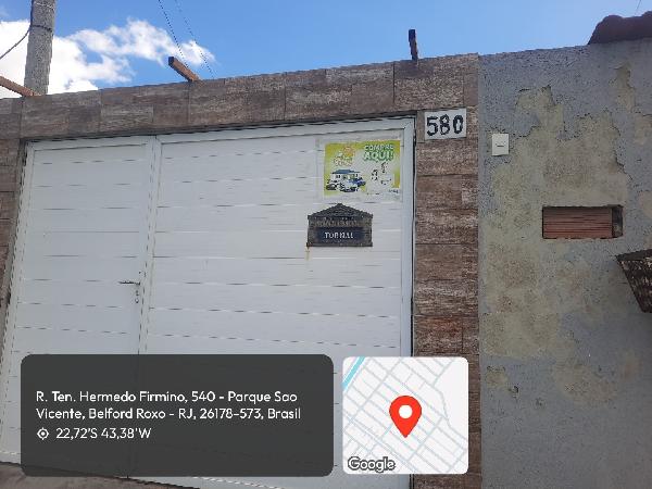 Vende-se em Belford Roxo-RJ  Casa, 65.70 de área total, 65.70 de área privativa, 134.57 de área do terreno,  2_qto(s), a.serv, WC, 1_sala(s), cozinha, 1_vaga(s) de garagem.