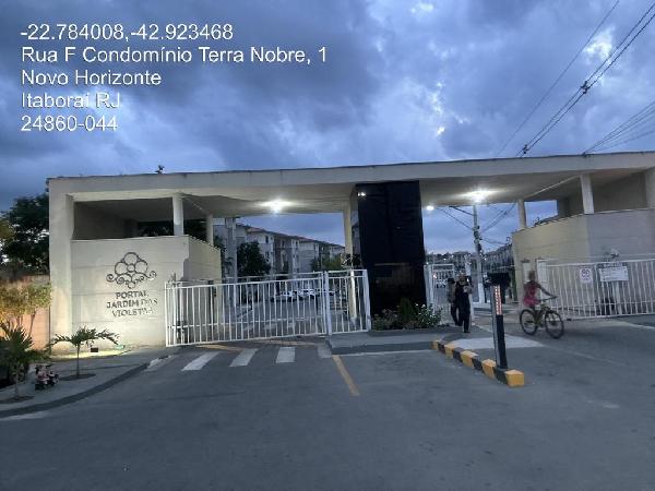 Vende-se em Itaborai-RJ  apto, 56.30 de área total, 48.80 de área privativa,  2_qto(s), WC, 1_sala(s), cozinha, 1_vaga(s) de garagem.