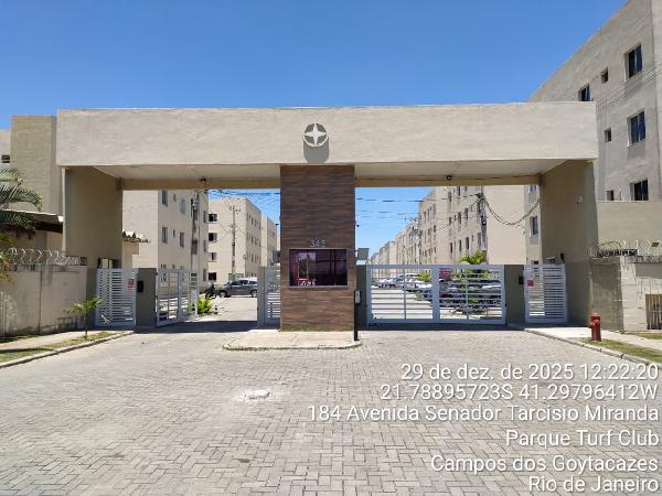 Vende-se em Campos Dos Goytacazes-RJ  apto, 108.71 de área total, 46.13 de área privativa,  2_qto(s), a.serv, WC, 1_sala(s), cozinha, 1_vaga(s) de garagem.