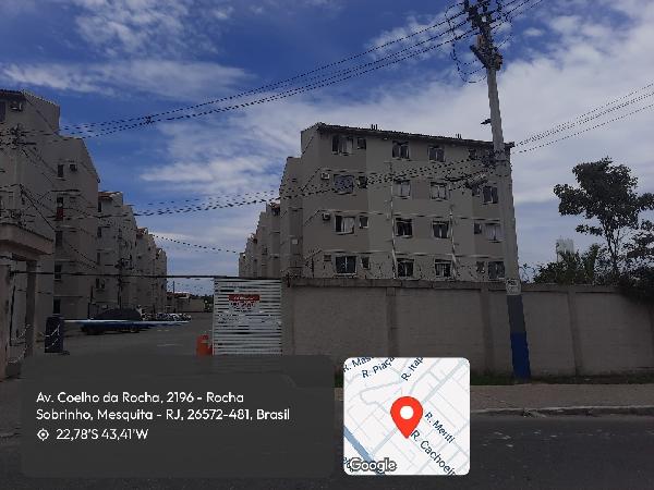 Vende-se em Mesquita-RJ  apto, 42.90 de área total, 42.90 de área privativa,  2_qto(s), WC, 1_sala(s), cozinha.