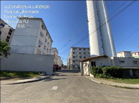 Vende-se em Mesquita-RJ  apto, 42.90 de área privativa,  2_qto(s), WC, 1_sala(s), cozinha, 1_vaga(s) de garagem.