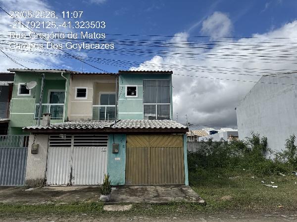 Vende-se em Campos Dos Goytacazes-RJ  Casa, 85.01 de área total, 85.01 de área privativa, 200.00 de área do terreno,  2_qto(s), a.serv, WC, 1_sala(s), cozinha, 1_vaga(s) de garagem.