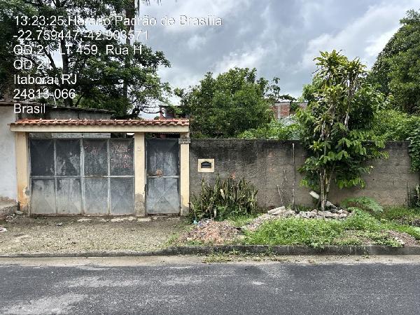 Vende-se em Itaborai-RJ  Casa, 127.84 de área total, 127.84 de área privativa, 369.00 de área do terreno,  2_qto(s), a.serv, WC, 1_sala(s), cozinha, Terraco.