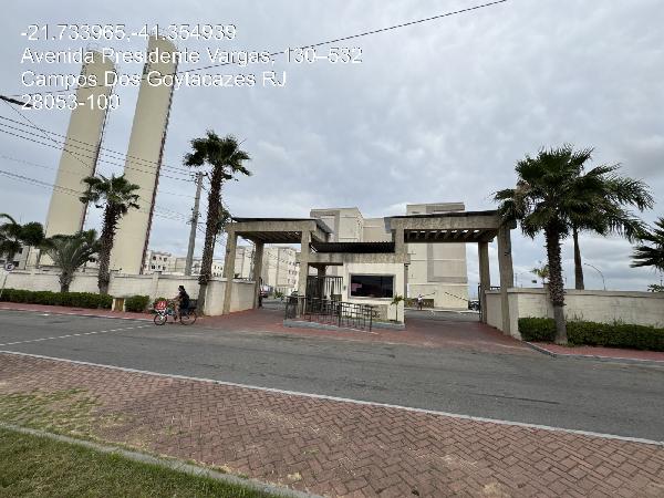 Vende-se em Campos Dos Goytacazes-RJ  apto, 41.85 de área total, 41.85 de área privativa,  2_qto(s), a.serv, WC, 1_sala(s), cozinha, 1_vaga(s) de garagem.