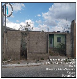 Vende-se em Caruaru-PE  Casa, 50.00 de área total, 50.00 de área privativa, 202.07 de área do terreno,  2_qto(s), WC, 1_sala(s), cozinha, Terraco.
