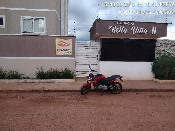 Vende-se em Aguas Lindas De Goias-GO  apto, 45.00 de área privativa,  2_qto(s), a.serv, WC, 1_sala(s), cozinha, 1_vaga(s) de garagem.