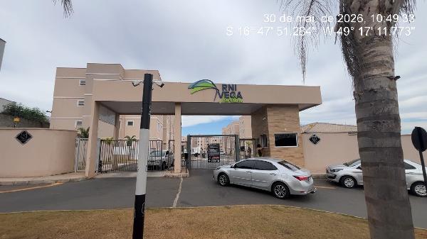 Vende-se em Aparecida De Goiania-GO  apto, 94.69 de área total, 45.65 de área privativa,  1_qto(s), WC, 1_sala(s), cozinha, 1_vaga(s) de garagem.