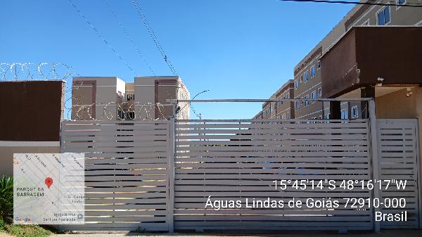 Vende-se em Aguas Lindas De Goias-GO  apto, 50.52 de área total, 45.00 de área privativa,  2_qto(s), WC, 1_sala(s), cozinha, 1_vaga(s) de garagem.