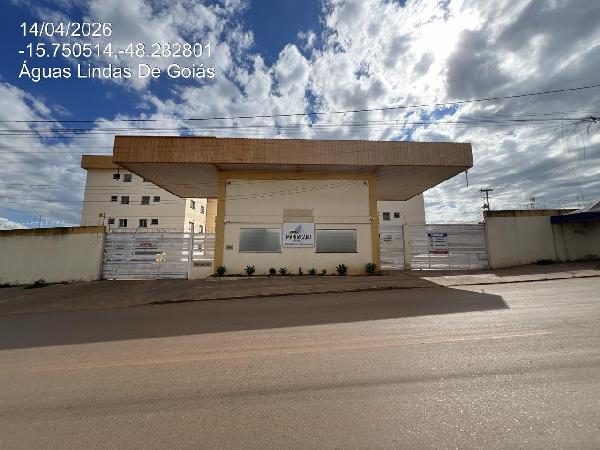 Vende-se em Aguas Lindas De Goias-GO  apto, 72.97 de área total, 54.43 de área privativa,  2_qto(s), a.serv, WC, 1_sala(s), cozinha, 1_vaga(s) de garagem.