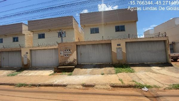 Vende-se em Aguas Lindas De Goias-GO  apto, 56.27 de área total, 56.27 de área privativa,  2_qto(s), a.serv, WC, 1_sala(s), cozinha.