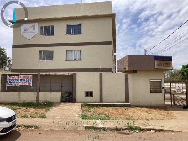 Vende-se em Cidade Ocidental-GO  apto, 143.43 de área total, 51.43 de área privativa,  2_qto(s), a.serv, WC, 1_sala(s), cozinha, 1_vaga(s) de garagem.