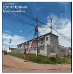 Vende-se em Aguas Lindas De Goias-GO  apto, 48.44 de área privativa,  2_qto(s), a.serv, WC, 1_sala(s), cozinha, 1_vaga(s) de garagem.