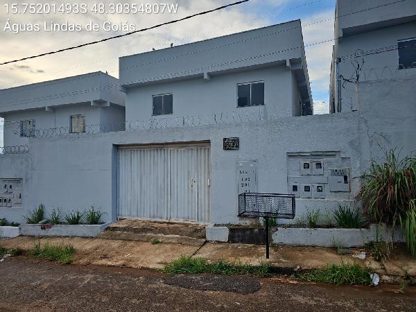 Vende-se em Aguas Lindas De Goias-GO  apto, 55.02 de área privativa,  2_qto(s), a.serv, WC, 1_sala(s), cozinha.