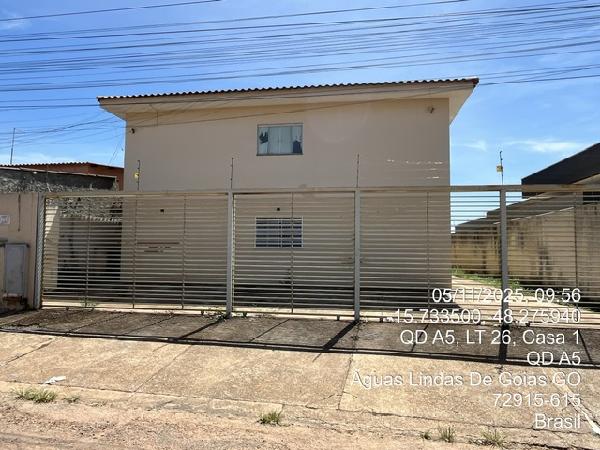 Vende-se em Aguas Lindas De Goias-GO  apto, 71.41 de área total, 45.91 de área privativa,  1_qto(s), a.serv, WC, 1_sala(s), cozinha.