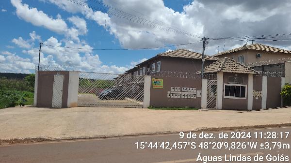 Vende-se em Aguas Lindas De Goias-GO  apto, 45.72 de área privativa,  2_qto(s), a.serv, WC, 1_sala(s), cozinha, 1_vaga(s) de garagem.