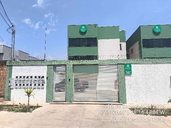 Vende-se em Aguas Lindas De Goias-GO  apto, 63.06 de área total, 55.62 de área privativa,  2_qto(s), a.serv, WC, 1_sala(s), cozinha.