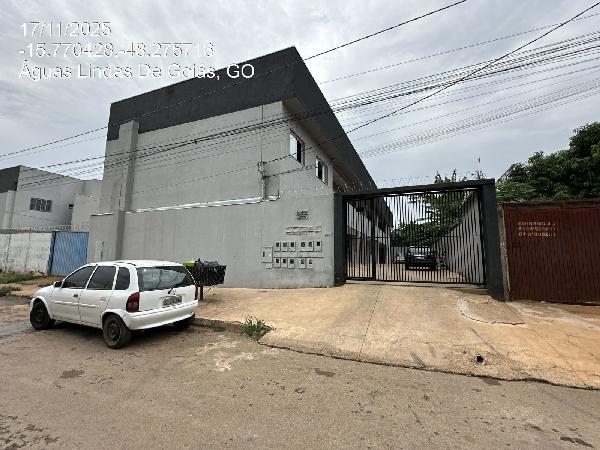 Vende-se em Aguas Lindas De Goias-GO  apto, 67.81 de área total, 59.22 de área privativa,  2_qto(s), a.serv, WC, 1_sala(s), cozinha.