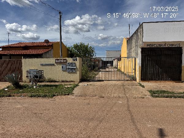 Vende-se em Aguas Lindas De Goias-GO  Casa, 81.69 de área total, 81.69 de área privativa, 150.00 de área do terreno,  2_qto(s), varanda, a.serv, WC, 1_sala(s), cozinha.