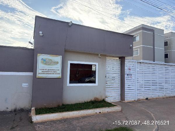 Vende-se em Aguas Lindas De Goias-GO  apto, 75.88 de área total, 46.22 de área privativa,  2_qto(s), a.serv, WC, 1_sala(s), cozinha.