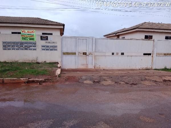 Vende-se em Aguas Lindas De Goias-GO  apto, 58.60 de área privativa,  2_qto(s), WC, 1_sala(s), cozinha, 1_vaga(s) de garagem.