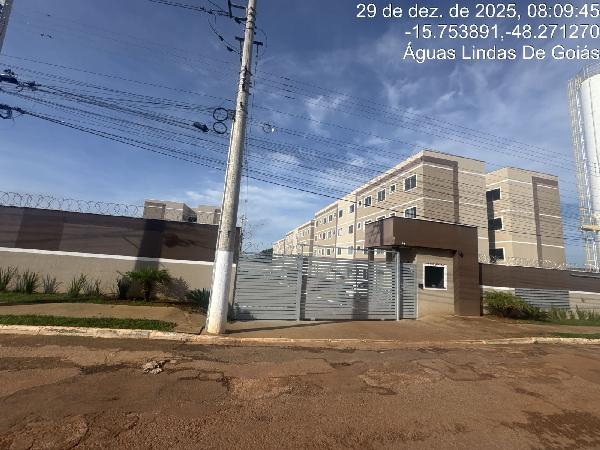 Vende-se em Aguas Lindas De Goias-GO  apto, 45.00 de área total, 45.00 de área privativa,  2_qto(s), a.serv, WC, 1_sala(s), cozinha, 1_vaga(s) de garagem.
