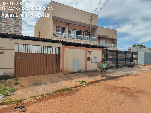 Vende-se em Aguas Lindas De Goias-GO  apto, 86.17 de área total, 62.48 de área privativa,  2_qto(s), a.serv, WC, 1_sala(s), cozinha, 1_vaga(s) de garagem.