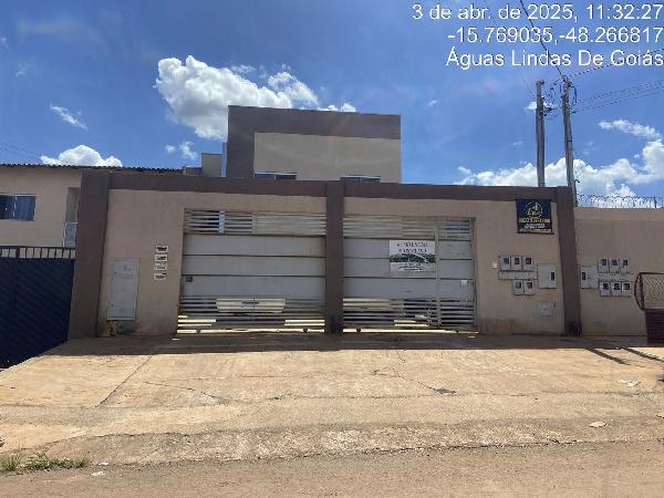 Vende-se em Aguas Lindas De Goias-GO  apto, 59.01 de área total, 59.01 de área privativa,  2_qto(s), a.serv, WC, 1_sala(s), cozinha.