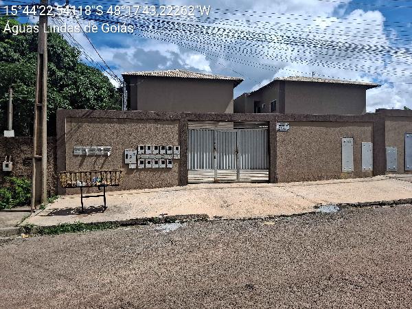 Vende-se em Aguas Lindas De Goias-GO  apto, 80.55 de área total, 50.67 de área privativa,  2_qto(s), a.serv, WC, 1_sala(s), cozinha.