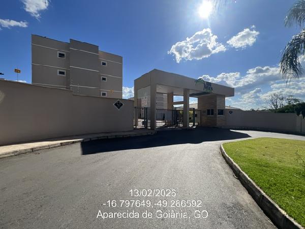 Vende-se em Aparecida De Goiania-GO  apto, 94.69 de área total, 45.65 de área privativa,  2_qto(s), a.serv, WC, 1_sala(s), cozinha, 1_vaga(s) de garagem.