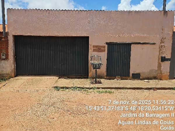 Vende-se em Aguas Lindas De Goias-GO  Casa, 56.20 de área total, 56.20 de área privativa, 300.00 de área do terreno,  2_qto(s), a.serv, WC, 1_sala(s), cozinha, 1_vaga(s) de garagem.