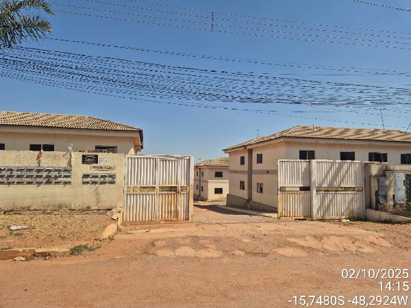 Vende-se em Aguas Lindas De Goias-GO  apto, 63.00 de área total, 58.60 de área privativa,  2_qto(s), a.serv, WC, 1_sala(s), cozinha.