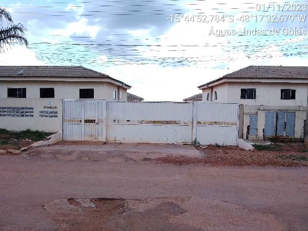 Vende-se em Aguas Lindas De Goias-GO  apto, 58.60 de área privativa,  2_qto(s), WC, 1_sala(s), cozinha.