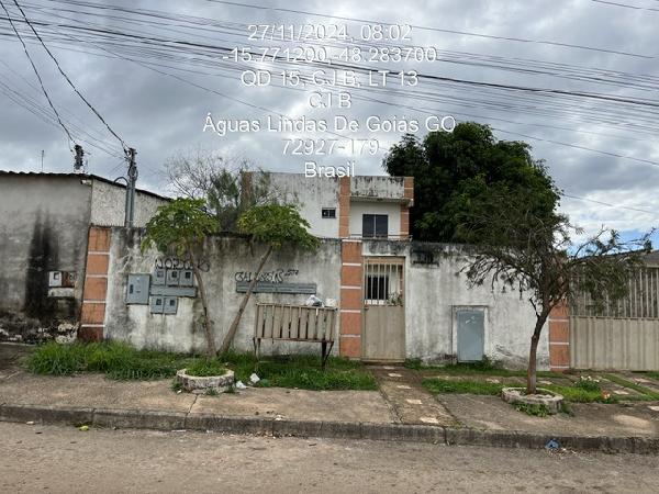 Vende-se em Aguas Lindas De Goias-GO  apto, 60.01 de área privativa,  2_qto(s), a.serv, WC, 1_sala(s), cozinha, 1_vaga(s) de garagem.