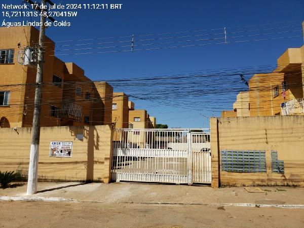 Vende-se em Aguas Lindas De Goias-GO  apto, 51.36 de área privativa,  2_qto(s), a.serv, WC, 1_sala(s), cozinha, 1_vaga(s) de garagem.