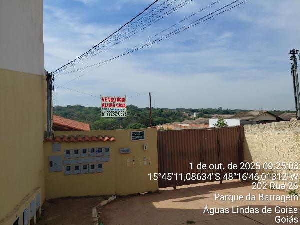 Vende-se em Aguas Lindas De Goias-GO  Casa, 235.44 de área total, 54.63 de área privativa, 225.50 de área do terreno,  2_qto(s), a.serv, WC, 1_sala(s), cozinha.
