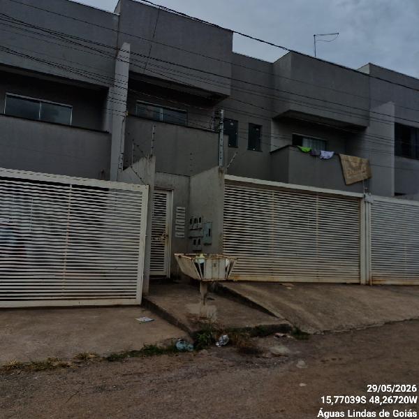 Vende-se em Aguas Lindas De Goias-GO  apto, 62.79 de área total, 62.79 de área privativa,  2_qto(s), varanda, a.serv, WC, 1_sala(s), cozinha.