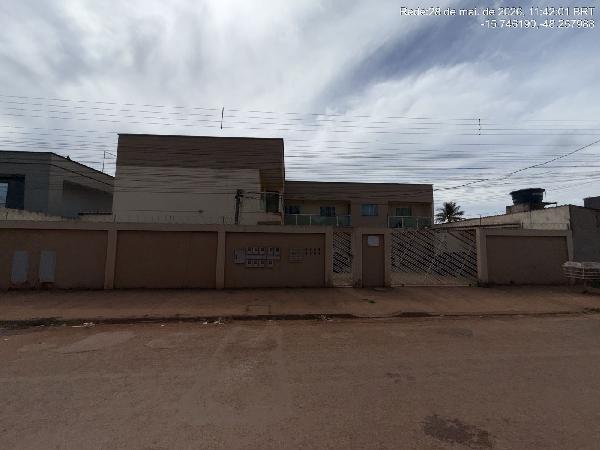 Vende-se em Aguas Lindas De Goias-GO  apto, 61.80 de área total, 55.25 de área privativa,  2_qto(s), a.serv, WC, 1_sala(s), cozinha, 1_vaga(s) de garagem.
