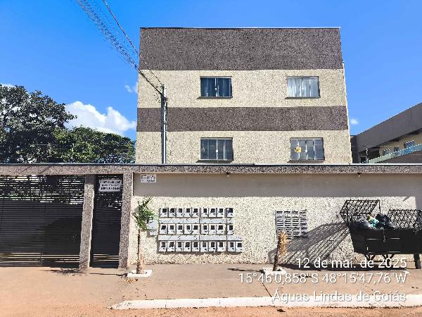 Vende-se em Aguas Lindas De Goias-GO  apto, 72.38 de área total, 60.15 de área privativa,  2_qto(s), a.serv, WC, 1_sala(s), cozinha.