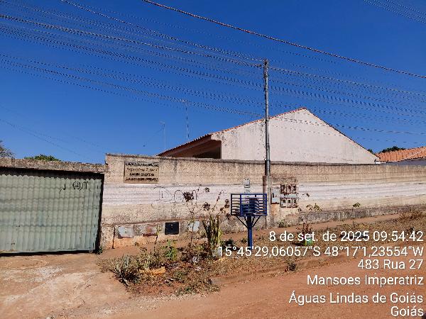 Vende-se em Aguas Lindas De Goias-GO  Casa, 64.45 de área total, 64.45 de área privativa, 155.16 de área do terreno,  2_qto(s), varanda, a.serv, WC, 1_sala(s), cozinha.