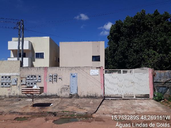 Vende-se em Aguas Lindas De Goias-GO  apto, 73.37 de área total, 64.09 de área privativa,  2_qto(s), a.serv, WC, 1_sala(s), cozinha.