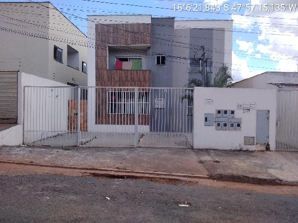 Vende-se em Cidade Ocidental-GO  apto, 87.78 de área total, 54.22 de área privativa,  2_qto(s), a.serv, WC, 1_sala(s), cozinha, Terraco, 1_vaga(s) de garagem.