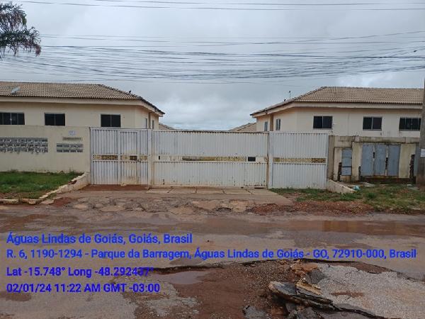 Vende-se em Aguas Lindas De Goias-GO  apto, 58.60 de área privativa,  2_qto(s), a.serv, WC, 1_sala(s), cozinha, 1_vaga(s) de garagem.