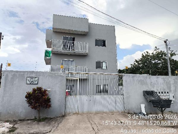 Vende-se em Aguas Lindas De Goias-GO  apto, 74.59 de área total, 63.89 de área privativa,  2_qto(s), varanda, a.serv, WC, 1_sala(s), cozinha.