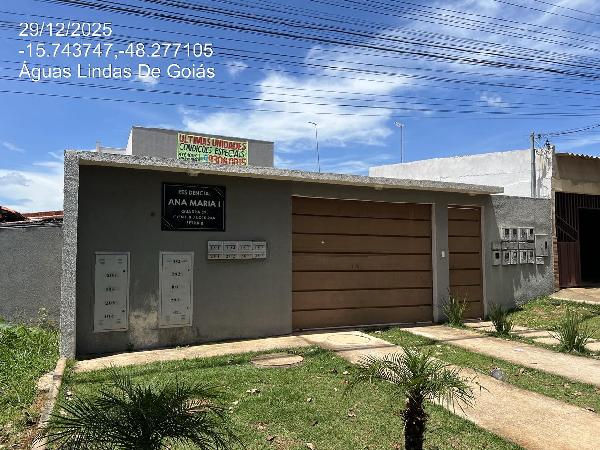 Vende-se em Aguas Lindas De Goias-GO  apto, 68.55 de área total, 55.48 de área privativa,  2_qto(s), a.serv, WC, 1_sala(s), cozinha.