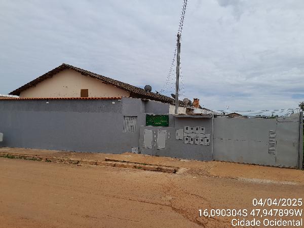 Vende-se em Cidade Ocidental-GO  Casa, 74.40 de área total, 52.50 de área privativa, 103.09 de área do terreno,  2_qto(s), varanda, WC, 1_sala(s), cozinha.