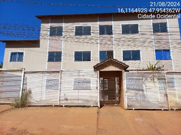 Vende-se em Cidade Ocidental-GO  apto, 46.57 de área privativa,  2_qto(s), a.serv, WC, 1_sala(s), cozinha, 1_vaga(s) de garagem.