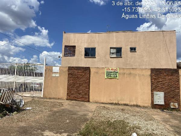 Vende-se em Aguas Lindas De Goias-GO  apto, 68.90 de área total, 58.90 de área privativa,  1_qto(s), a.serv, WC, 1_sala(s), cozinha, 1_vaga(s) de garagem.