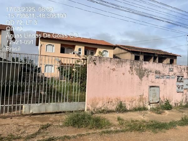 Vende-se em Aguas Lindas De Goias-GO  apto, 159.78 de área total, 63.73 de área privativa,  2_qto(s), a.serv, WC, 1_sala(s), cozinha, 1_vaga(s) de garagem.